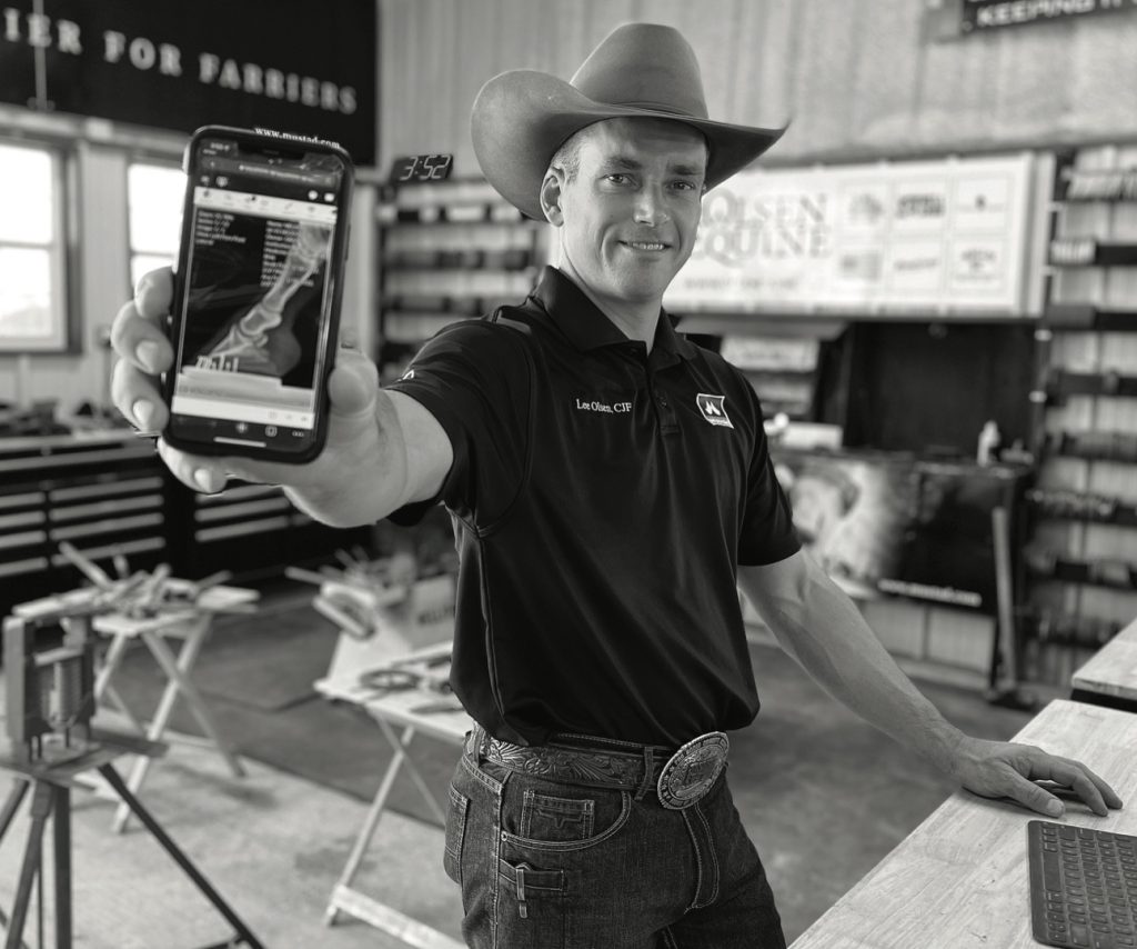 This veterinarian and farrier team relies on digital radiographs and x-rays  to eliminate guesswork in achieving soundness.